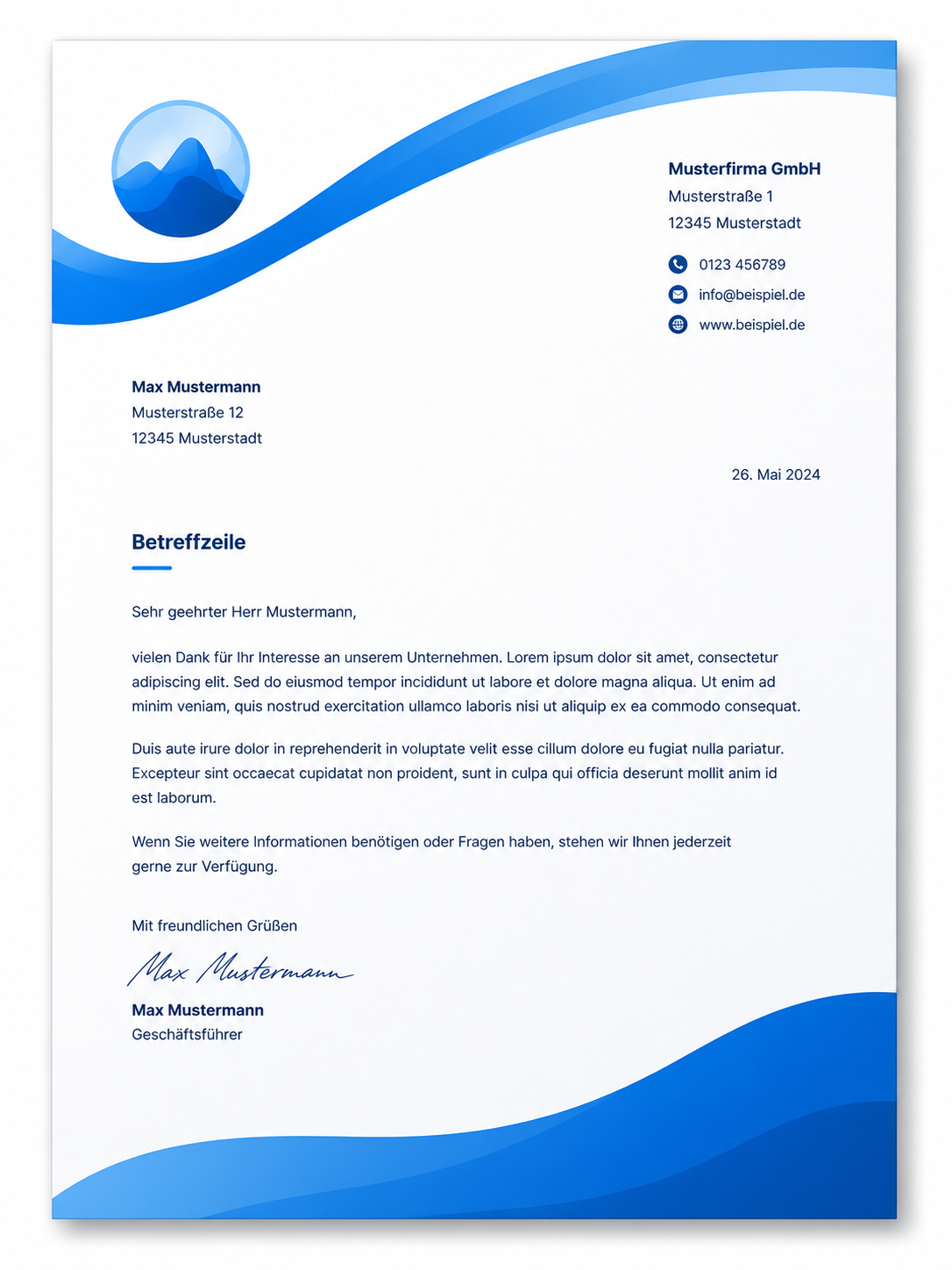 Briefpapier drucken lassen