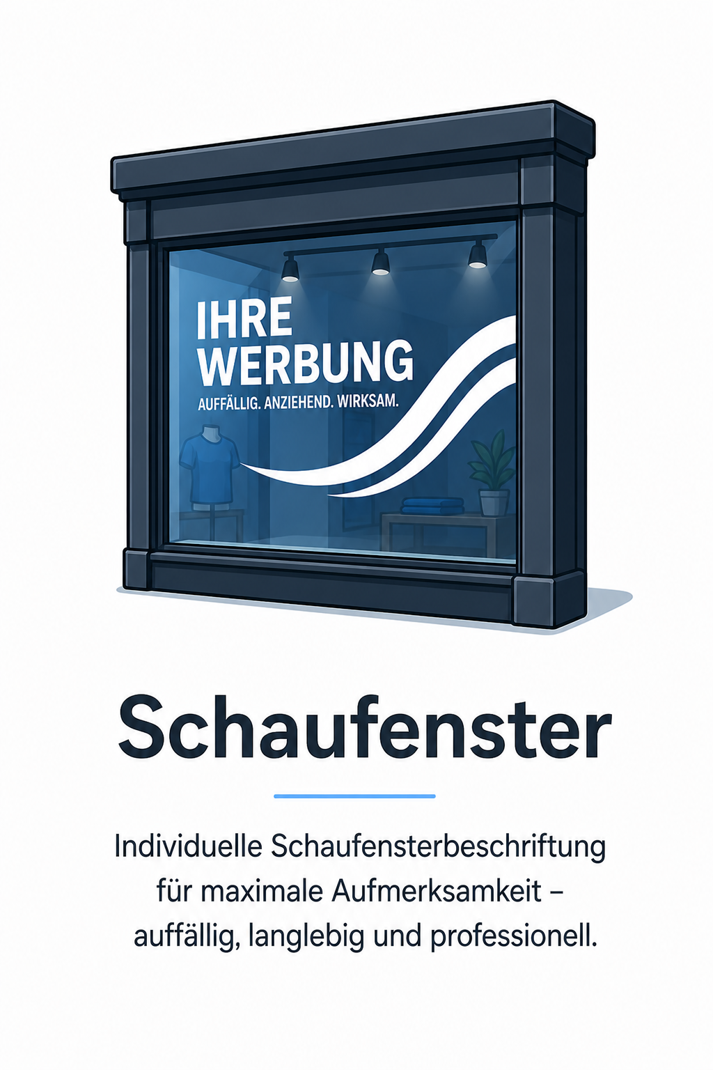 Schaufensterbeschriftung Creativdruck Garbsen