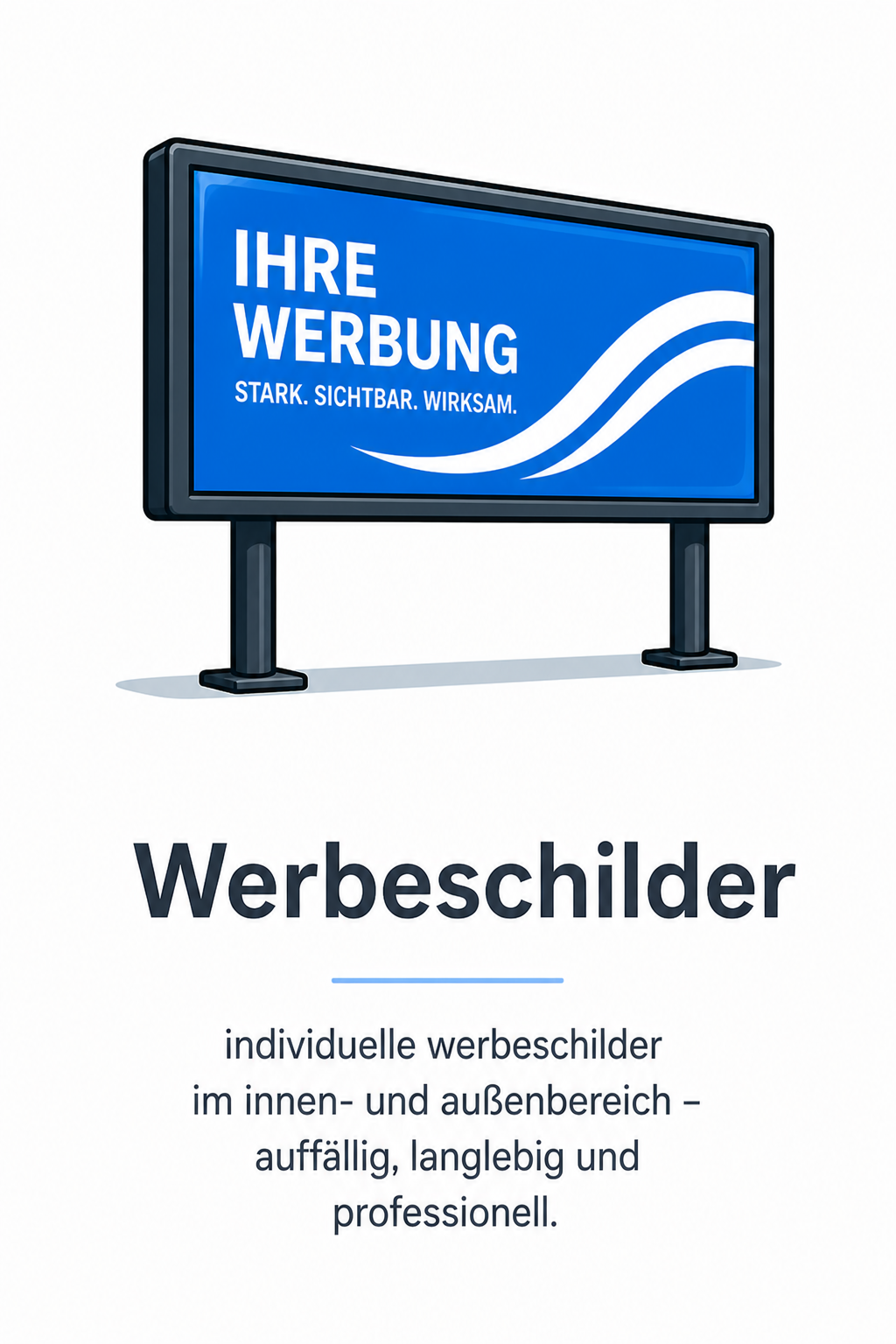 Werbeschilder Creativdruck Garbsen